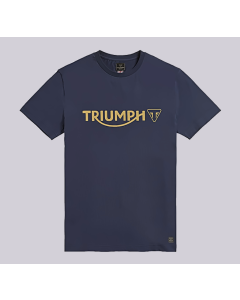 FENLAND TEE - GOLD NAVY-XL TRIUMPH ORIGINAL